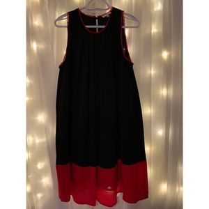 Umgee Red & Black Dress